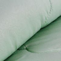 Одеяло евро 195х215 облегченное (150 гр/м2) , бамбук + спандекс-бамбук (п/э)