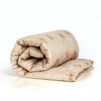 Одеяло ЕВРО (195х210) легкое (200 гр/м2) ,овечья шерсть + тик п/э 100%