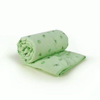 Бамбуковое ЕВРО 195х210 легкое одеяло, поплин