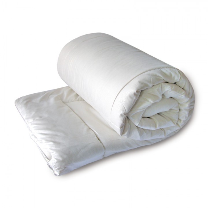 Одеяло 2 спальное (172х205) облегченное (150 гр/м2) , лебяжий пух, микрофибра