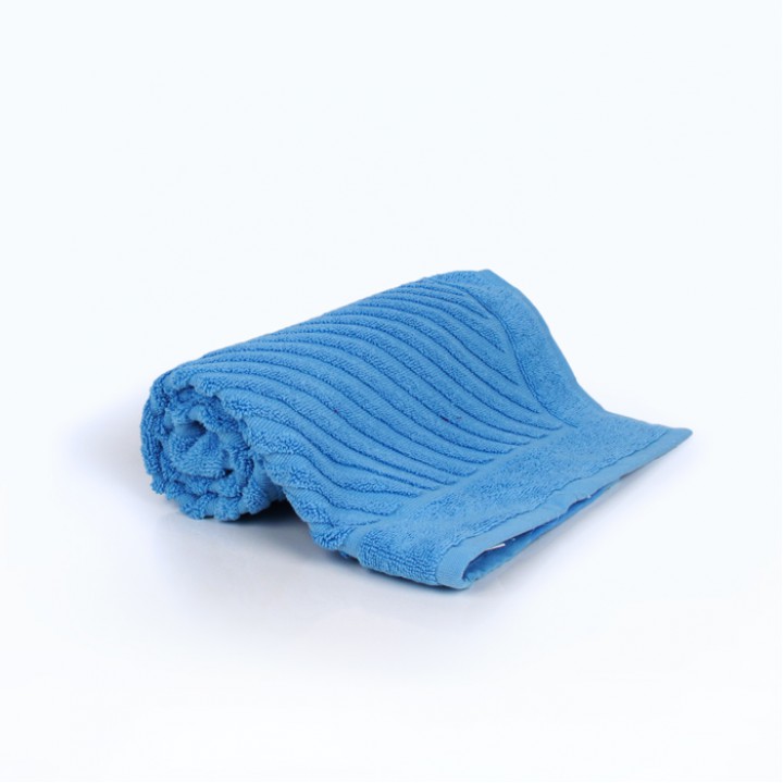 Полотенце 50х70 махра, голубое